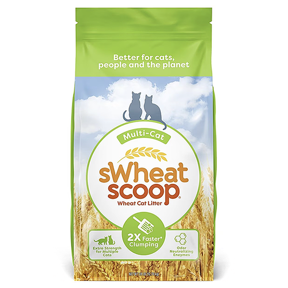 Fast Clumping Natural Multi-Cat Wheat Litter