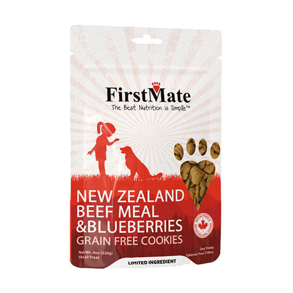 New Zealand Beef Meal & Blueberries Grain-Free Crunchy Dog Treats
