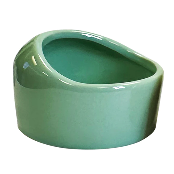 No Tip Ceramic Feed Station Small Animal Bowl Assorted Colors