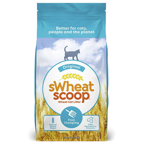 Fast Clumping Natural Original Wheat Cat Litter