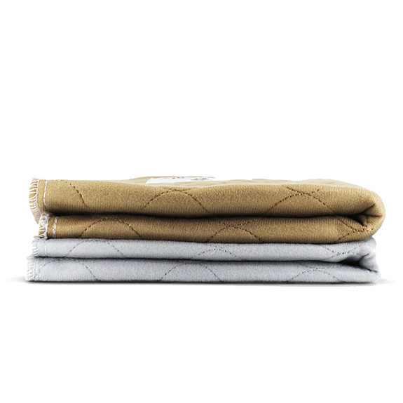 Pawtect Pads Washable Training Puppy Fabric Pee Pads for Dogs 2-Pack Grey & Tan