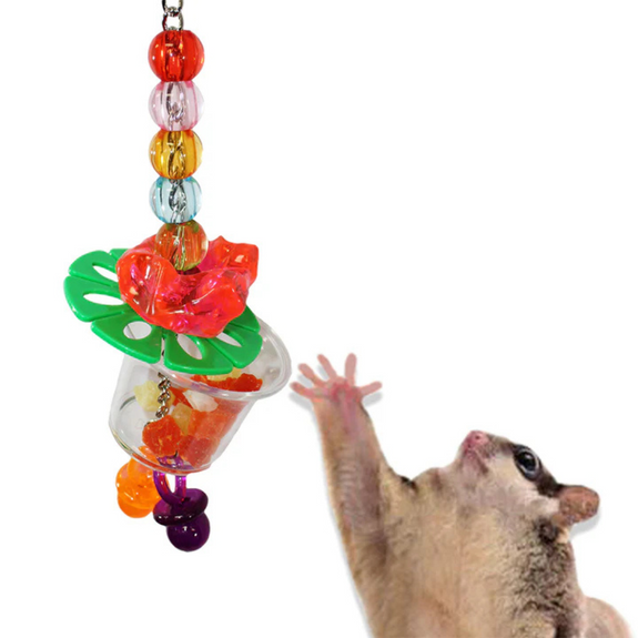 Jungle Forager Cup Hanging Bird Toy