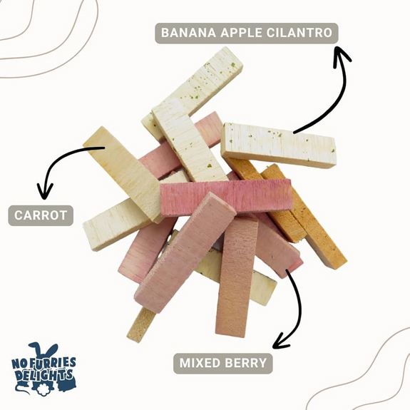Tri-Flavored Balsa Small Animal Chew