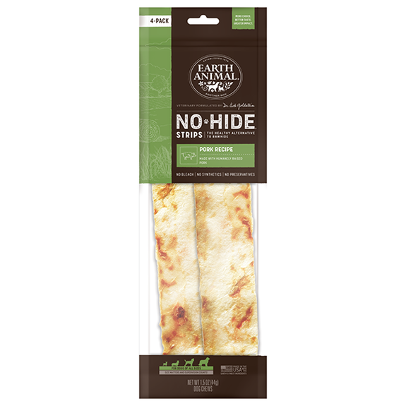 No-Hide Pork Strips Rawhide Alternative Dog Chew