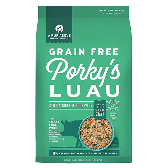 Porky's Luau with Bone Broth Grain-Free Frozen Gently Cooked Dog Food