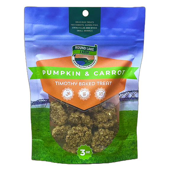 Pumpkin & Carrot Timothy Hay Baked Small Animal Treats