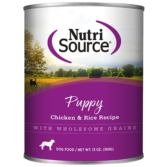 Puppy Chicken & Rice Recipe Wet Canned Dog Food