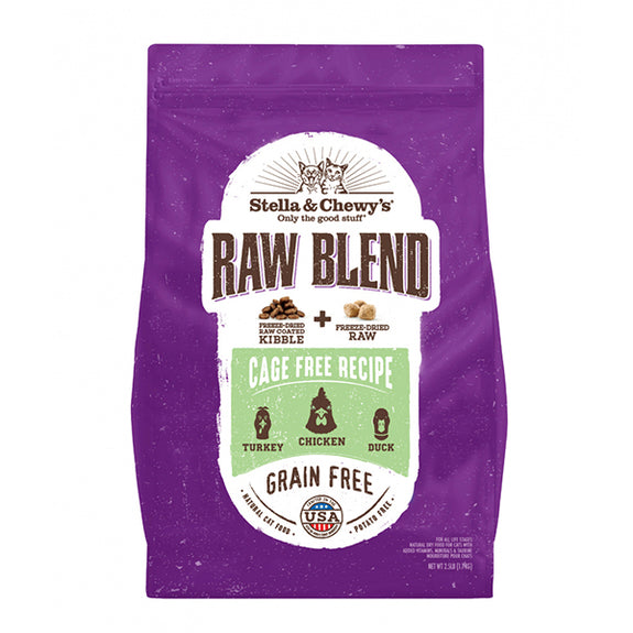 Raw Coated Kibble Cage Free Poultry Recipe Dry Cat Food