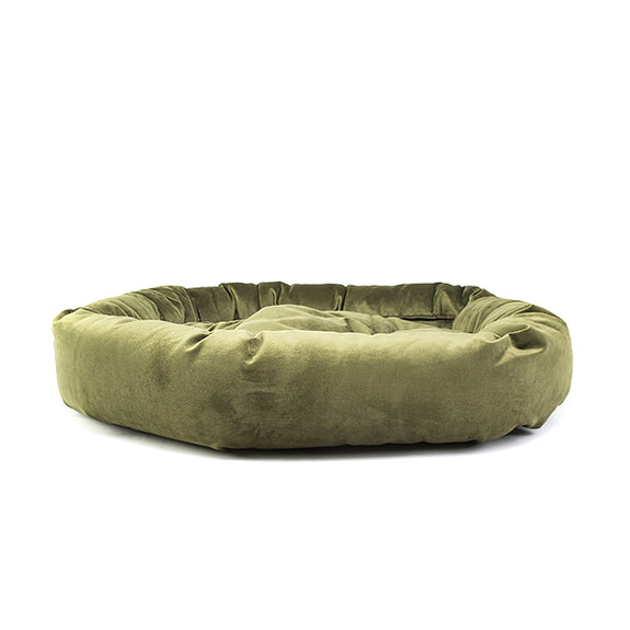 The Robertson Round Dog Bed Olive