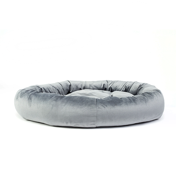 The Robertson Round Dog Bed Grey