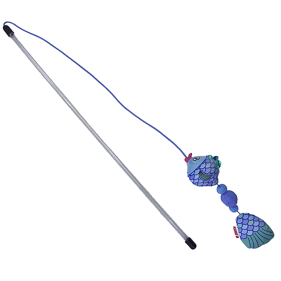 Scrattles Wand Teaser Fish Interactive Cat Toy