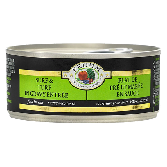 Surf & Turf in Gravy Entrée Grain-Free Wet Canned Cat Food