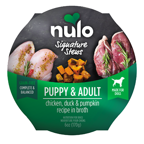 Signature Stews Chicken, Duck & Pumpkin Recipe in Broth Grain-Free Wet Cup Dog Food