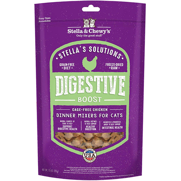 Stella's Solutions Digestive Boost Chicken Dinner Mixers Grain-Free Cat Food
