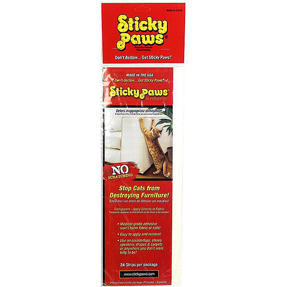 SmartCat Sticky Paws Furniture Strips Cat Scratching Deterrent
