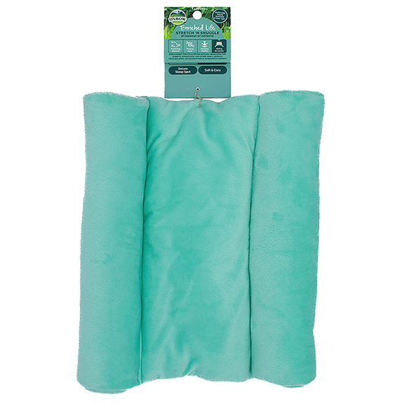 Enriched Life Stretch & Snuggle Small Animal Bed Turquoise