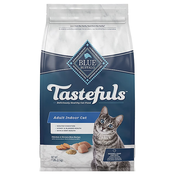 Tastefuls Adult Indoor Chicken & Brown Rice Recipe Dry Cat Food