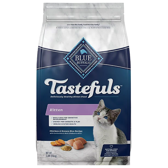 Tastefuls Kitten Chicken & Brown Rice Recipe Dry Cat Food