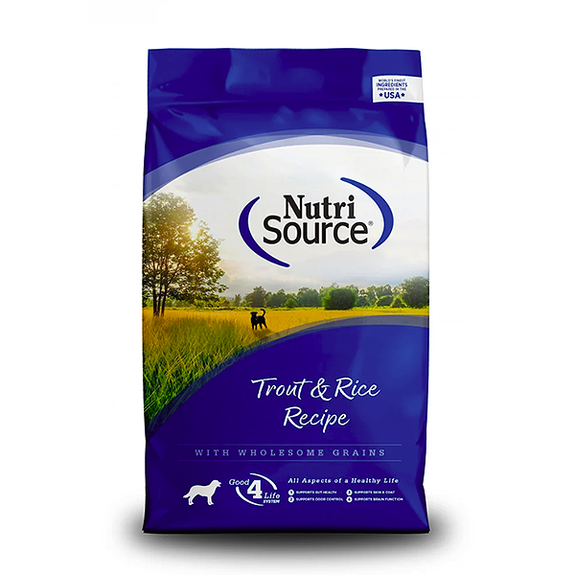 Trout & Brown Rice Recipe Dry Dog Food
