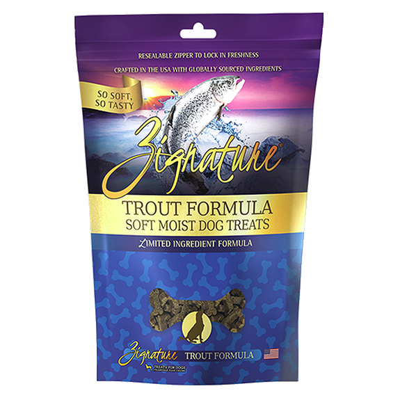Trout Formula Limited Ingredient Soft Moist Grain-Free Training Dog Treats