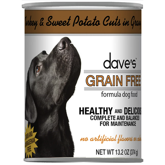 Turkey & Sweet Potato Cuts in Gravy Grain-Free Canned Dog Food