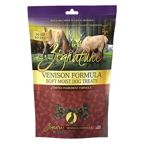 Venison Formula Limited Ingredient Soft Moist Grain-Free Training Dog Treats