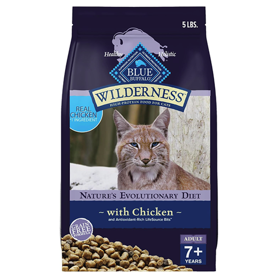 Wilderness Mature Adult 7+ Grain-Free Chicken Recipe Dry Cat Food