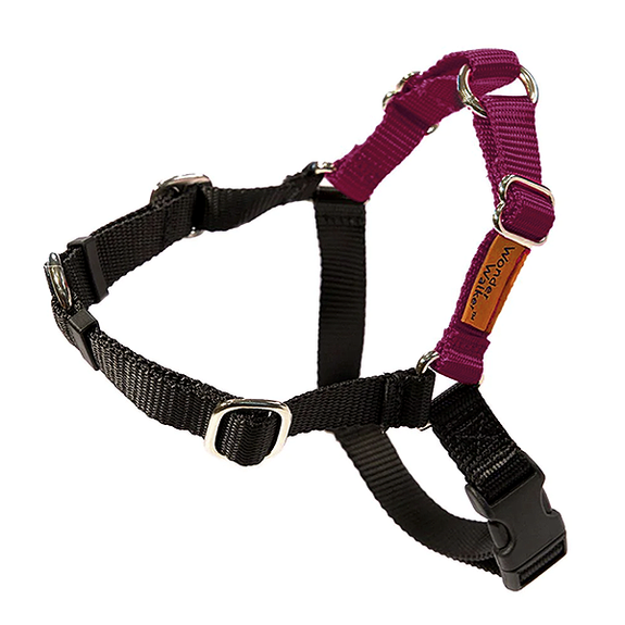 Wonder Walker No-Pull Body Halter Dog Harness Burgundy