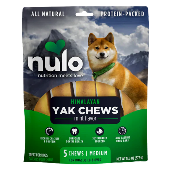 Himalayan Yak Chews Mint Flavor Hard Cheese Dental Dog Chews