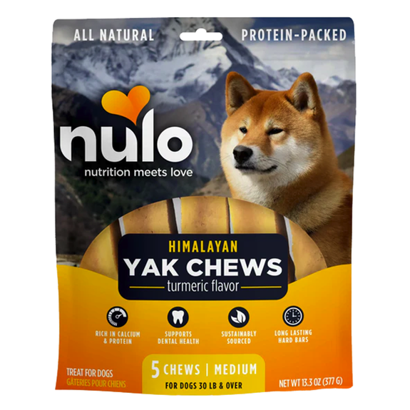 Himalayan Yak Chews Turmeric Flavor Hard Cheese Dental Dog Chews