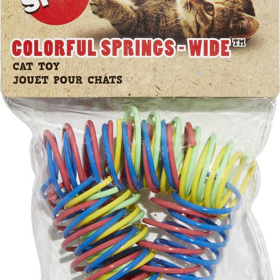 Ethical Pet Colorful Springs Wide Cat Toy
