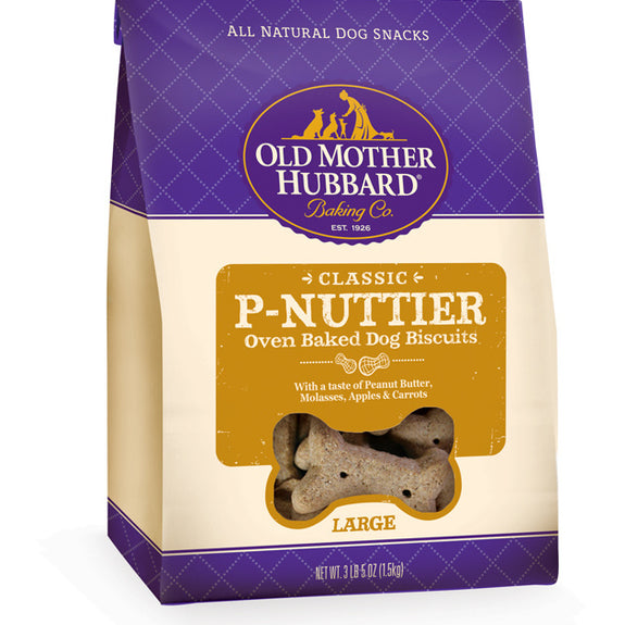 Old Mother Hubbard Crunchy Classic Natural P-Nuttier Large Biscuits Dog Treats
