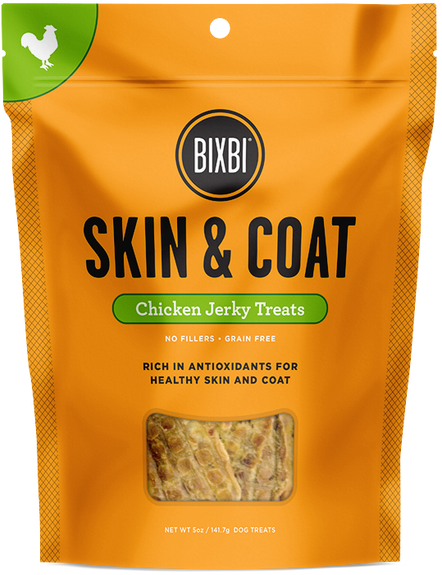 Bixbi Skin & Coat Chicken Breast Jerky Dog Treats