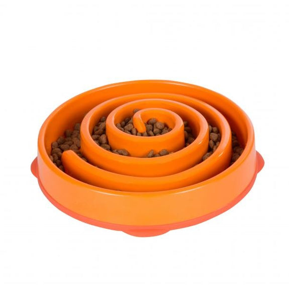 Outward Hound Dog Games Slo Bowl Slow Feeders Coral Design Dog Bowl