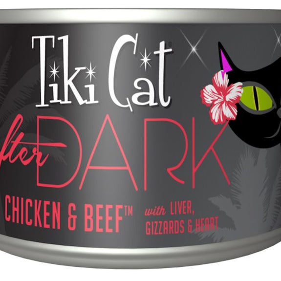 Tiki Cat After Dark Grain Free Chicken and Beef Canned Cat Food