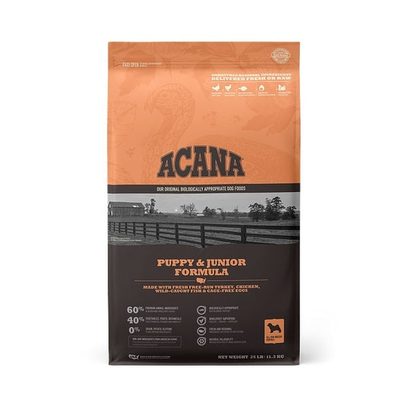 ACANA Puppy & Junior Formula Grain Free Dry Dog Food