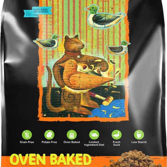Lotus Grain Free Oven Baked Kibble Duck Recipe Dry Cat Food