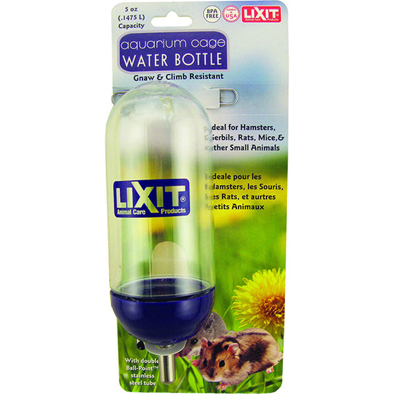Aquarium Cage Water Bottle with Sipper Tube for Small Animals