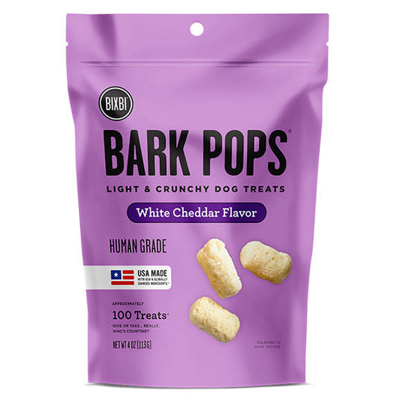 Bark Pops White Cheddar Light & Crunchy Dog Treats