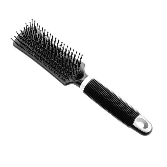 Bathing Nylon Dog Brush with Rubber Grip Handle