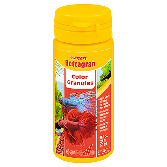 Bettagran Color Granules Sinking Betta Fish Food
