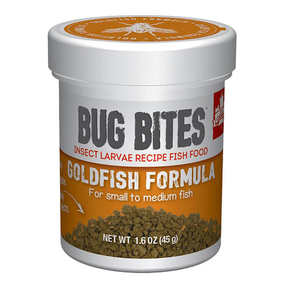 Bug Bites Insect Larvae Recipe Goldfish Aquarium Pelleted Fish Food