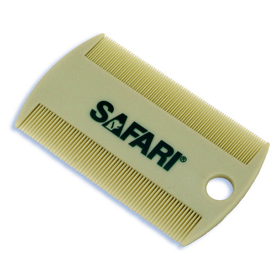 Safari Double-Sided Plastic Cat & Dog Flea Comb