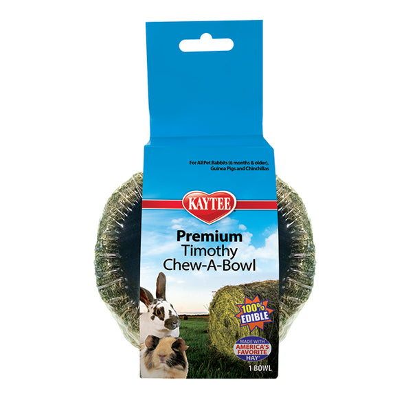 Premium Timothy Chew-A-Bowl Edible Small Animal Dish