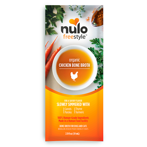 Organic Chicken Bone Broth Dog & Cat Food Supplement
