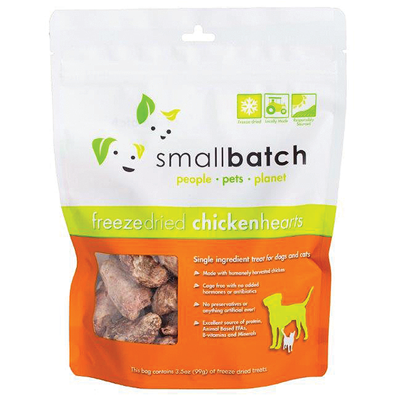 Freeze-Dried Chicken Hearts Single Ingredient Dog Treats