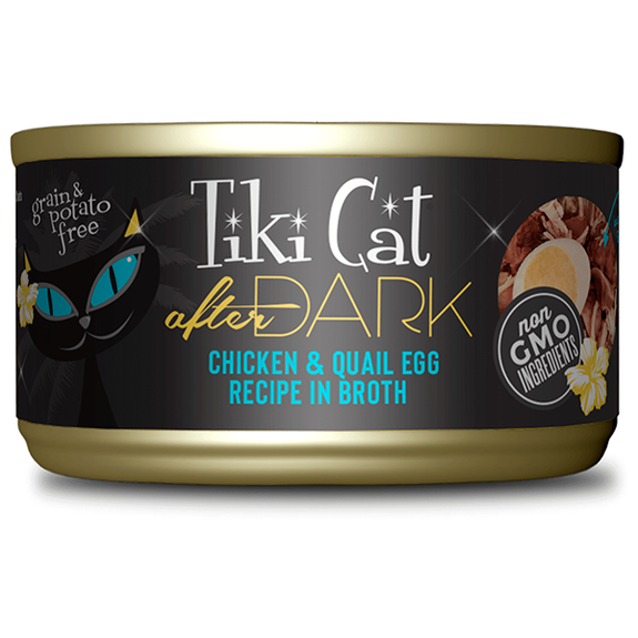 After Dark Chicken & Quail Egg in Broth Recipe Grain-Free Wet Canned Cat Food
