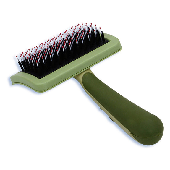 Safari Complete Dog Slicker Brush with Rubber Tips
