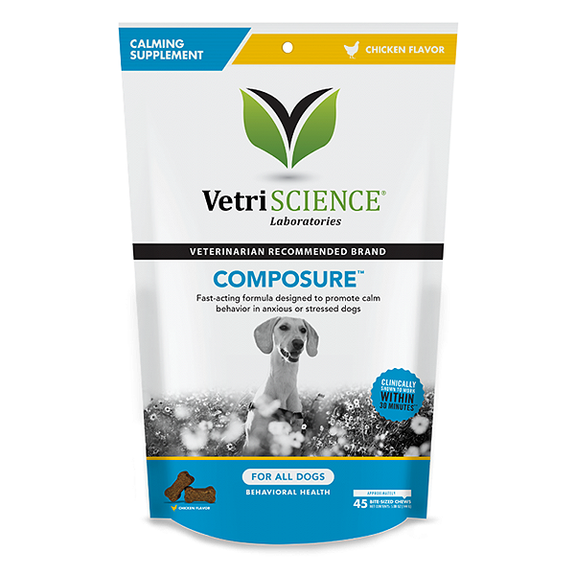 Composure Behavioral Health Chews Chicken Flavor for Dogs