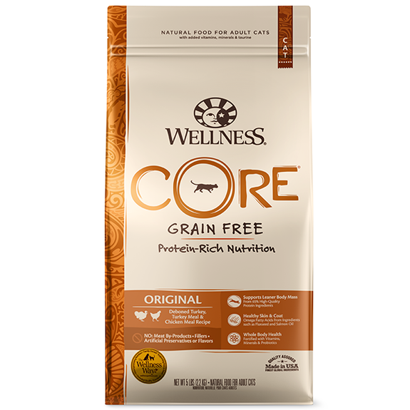 CORE Original Grain-Free Deboned Turkey, Turkey Meal & Chicken Meal Recipe Dry Cat Food